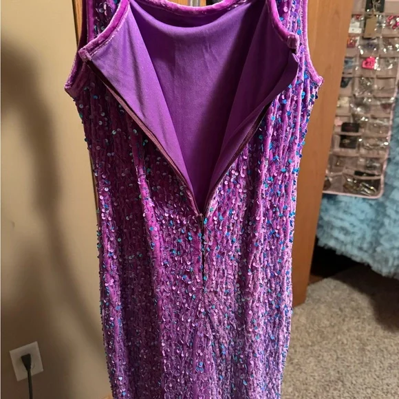 Mermaid Sequence Girls Dress - Picture 2 of 3